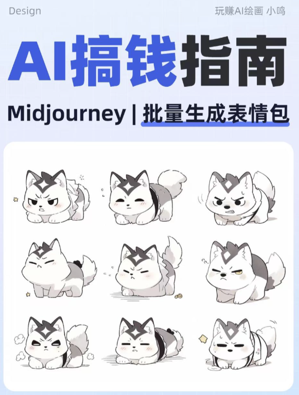 快速变现指南,AI生成表情包,零门槛,小白也能学会!